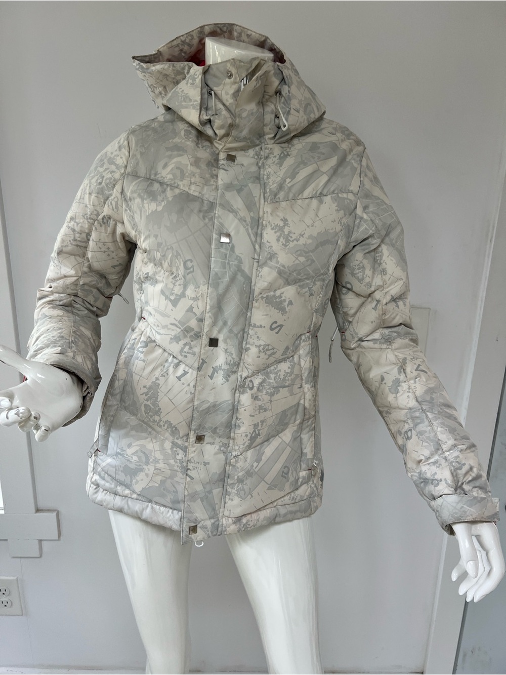 Down Feather puffer women’s jacket size small ,winter Olympia jacket